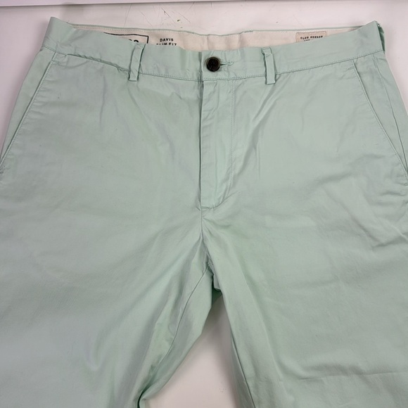 Club Monaco Men's Davis Slim Fit Mint Khakis - Picture 6 of 10